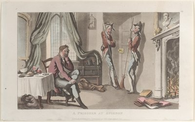 Egy avignoni fogoly, Journal of Sentimental Travels in the Southern Provinces of F..., 1820. alkotó: Thomas Rowlandson