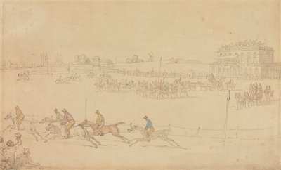 Verseny a yorki Knavesmire-en alkotó: Thomas Rowlandson