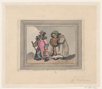 Visszatérés egy látogatásról, 1798. április 3., 1798. április 3. alkotó: Thomas Rowlandson