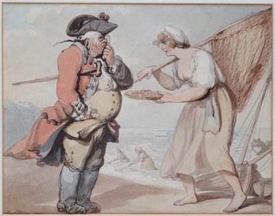Egy garnélarák, uram?, 1799 alkotó: Thomas Rowlandson