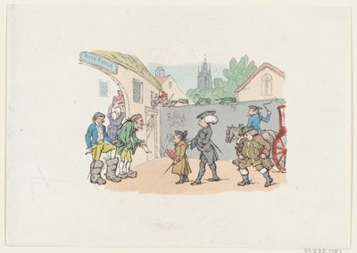 Körút idegen részekhez, 1807 ., 1807 . alkotó: Thomas Rowlandson
