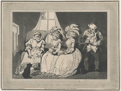 Látogatás a néninél, 1794. december 20., 1794. december 20. alkotó: Thomas Rowlandson