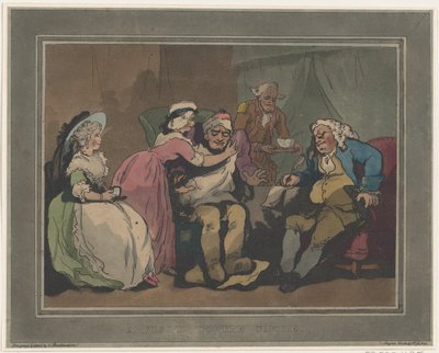 Látogatás a bácsinál, 1794. december 20., 1794. december 20. alkotó: Thomas Rowlandson