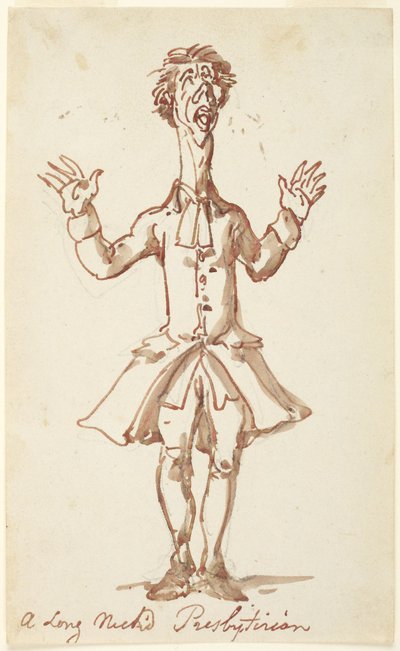 Egy hosszú nyakú presbiteriánus alkotó: Thomas Rowlandson
