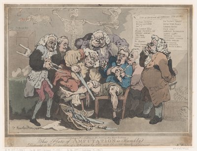 Amputáció, 1786. február 17., 1786. február 17. alkotó: Thomas Rowlandson