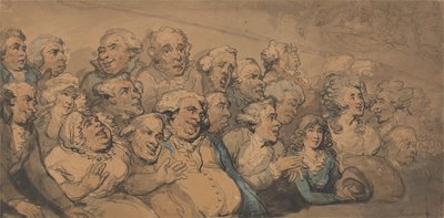 Közönség a Drury Lane Színházban alkotó: Thomas Rowlandson