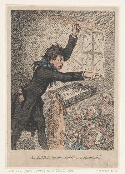 Esszé a fenségesről és a szépségről alkotó: Thomas Rowlandson