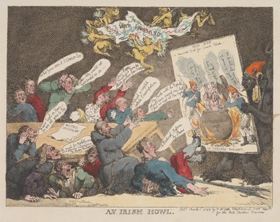 Ír üvöltés alkotó: Thomas Rowlandson