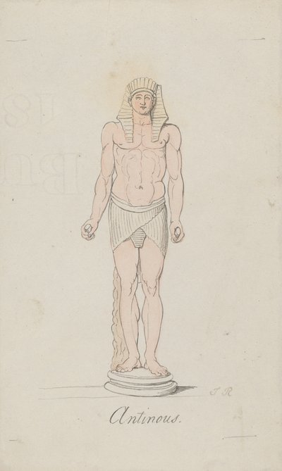 Antinoosz mint Ozirisz alkotó: Thomas Rowlandson