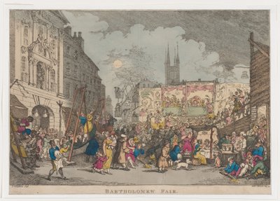 Bartholomew-vásár, 1807., 1807. alkotó: Thomas Rowlandson