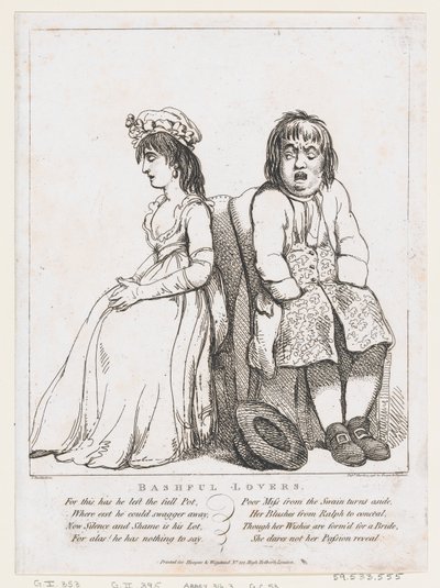 Bashful Lovers, 1798. március 15., 1798. március 15. alkotó: Thomas Rowlandson