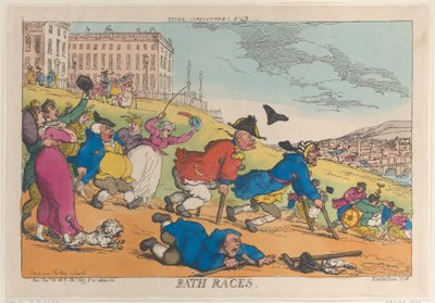 Fürdőversenyek, 1810. november 20., 1810. november 20. alkotó: Thomas Rowlandson