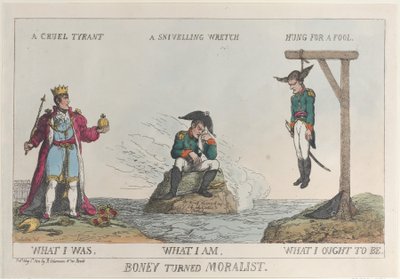 Boney Turned Moralist, 1814. május 1., 1814. május 1. alkotó: Thomas Rowlandson