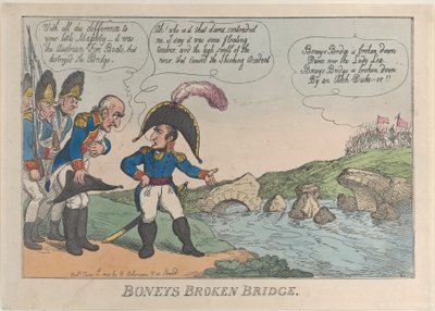 Boneys Broken Bridge, 1809. június 12 -én, 1809. június 12 -én. alkotó: Thomas Rowlandson