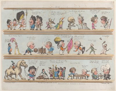 Borders for Rooms & Halls, 10. tábla, 1799. július 10., 1799. július 10. alkotó: Thomas Rowlandson