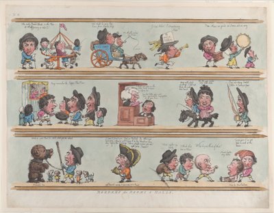 Borders for Rooms & Halls, 8. tábla, 1799. június 20., 1799. június 20. alkotó: Thomas Rowlandson
