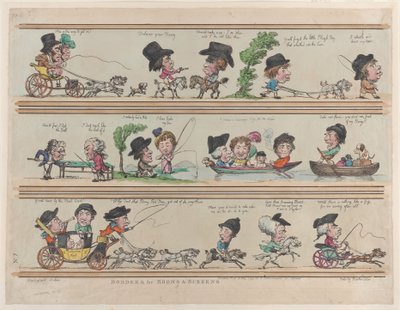 Borders for Rooms & Screens, 7. tábla, 1799. május 10., 1799. május 10. alkotó: Thomas Rowlandson