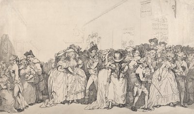 Box Lobby nyugágyak alkotó: Thomas Rowlandson