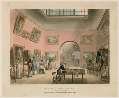 Brit intézmény, Pall Mall alkotó: Thomas Rowlandson