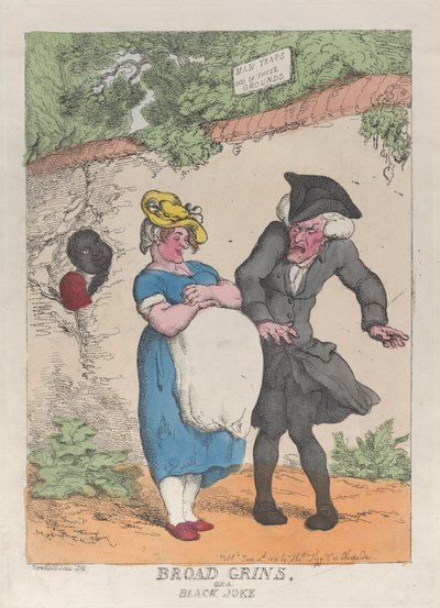 Széles vigyor, avagy fekete vicc, 1812. június 4., 1812. június 4. alkotó: Thomas Rowlandson