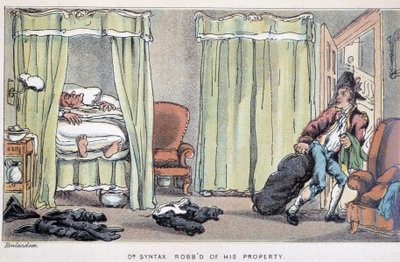 Betörés - a Doctor Syntax három körútjában: a festői vigasz és feleség keresésében” William Combe, ill. Rowlandson alkotó: Thomas Rowlandson