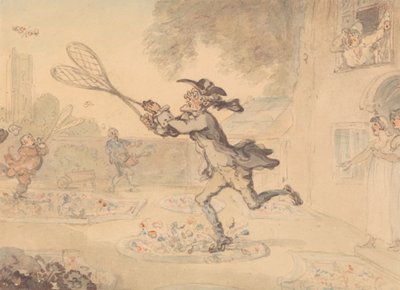 Pillangóvadászat alkotó: Thomas Rowlandson