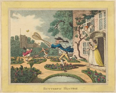 Pillangóvadászat alkotó: Thomas Rowlandson