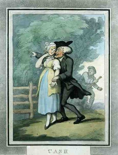 Cash, kiadó: Rudolph Ackermann alkotó: Thomas Rowlandson