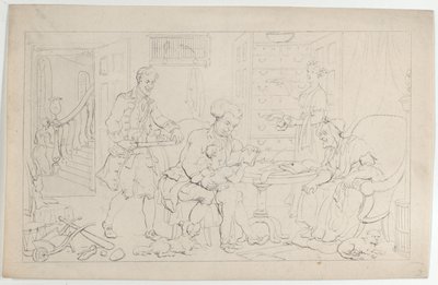 Gyermekkor: Az első oktató, Az élettáncból, 1817. szeptember 1., 1817. szeptember 1. alkotó: Thomas Rowlandson