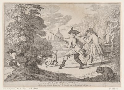 City Foulers-Mark!, 1799., 1799. alkotó: Thomas Rowlandson