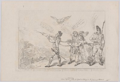 [Col. Topham 1784. december 10-én törekszik a spriccelésével, hogy kioltsa Holma géniuszát.... alkotó: Thomas Rowlandson