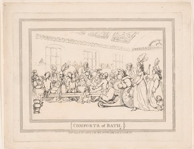 Bath kényelmei, 11. táblakép alkotó: Thomas Rowlandson