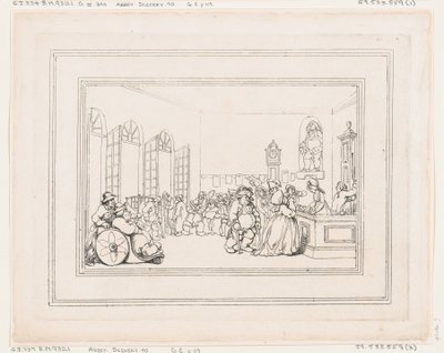 Fürdő kényelmei, 3. tábla, 1798. január 6., 1798. január 6. alkotó: Thomas Rowlandson