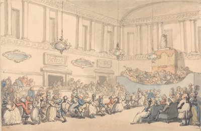 Bath kényelmei: A bál alkotó: Thomas Rowlandson