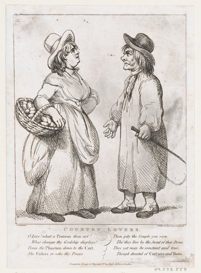 Vidék szerelmesei, 1798. március 15., 1798. március 15. alkotó: Thomas Rowlandson