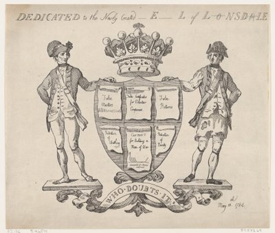 Az 1784. május 11., 1784. május 11. L-nsd-le Újonnan Létrehozott E-l-jének szentelve. alkotó: Thomas Rowlandson