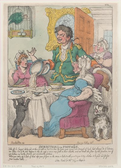 Útmutató a gyalogosokhoz, 1807. november 10., 1807. november 10. alkotó: Thomas Rowlandson