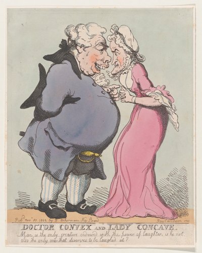 Doctor Convex és Lady Concave, 1802. november 20., 1802. november 20. alkotó: Thomas Rowlandson