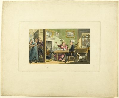 Doctor Syntax Returned from His Tour, The Tour of Doctor Syntax alkotó: Thomas Rowlandson