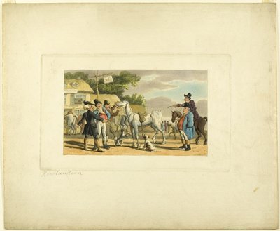 Doctor Syntax Sells Grizzle, a Tour of Doctor Syntax alkotó: Thomas Rowlandson