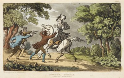 Doctor Syntax és Highwaymen alkotó: Thomas Rowlandson