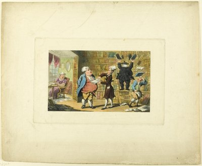 Doctor Syntax and the Book Sell, The Tour of Doctor Syntax alkotó: Thomas Rowlandson