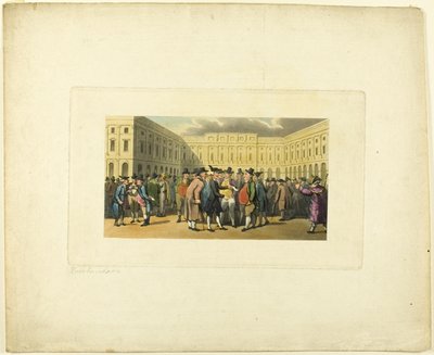 Doctor Syntax Liverpoolban, a The Tour of Doctor Syntax-ból alkotó: Thomas Rowlandson