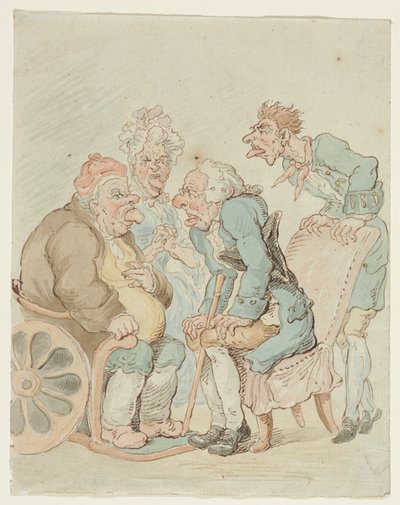 Doktor, az 1800-as évek vége vagy az 1900-as évek eleje. alkotó: Thomas Rowlandson