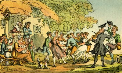 "Dr. Syntax – vidéki sportok" alkotó: Thomas Rowlandson