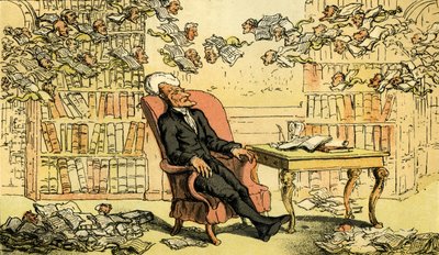 "Dr. Syntax – az orvos álma" alkotó: Thomas Rowlandson