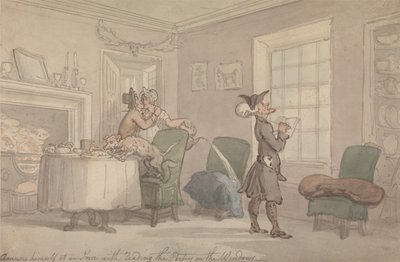 Dr. Syntax: Az ablak szellemességének utánozása alkotó: Thomas Rowlandson
