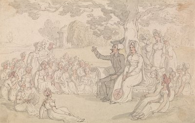 Dr. Syntax ellátogat egy leányinternátumba alkotó: Thomas Rowlandson