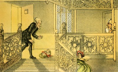 "Dr. Syntax és a lelet" alkotó: Thomas Rowlandson