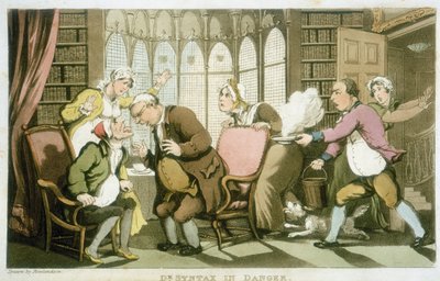 Dr. Syntax veszélyben alkotó: Thomas Rowlandson